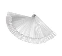 VALICLUD Nuancier Ongles Transparent Formes Éventail Présentoir Pliable pour Vernis Planche Pratique Manucure Démonstration et Entraînement Salon