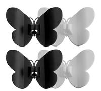 VALICLUD Organisateur de Câbles la Cuisine 4pcs en Silicone Noir et Blanc, Support Adhésif pour Maintenir et Gérer Efficacement les Fils Électriques Cuisine