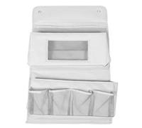 VALICLUD Organisateur de Porte Suspendu en Tissu Gris 2 Couches 40X65 CM Rangement Mural sans Perçage pour Chambre et Placard Paquet de Rangement Multifonction pour Maison