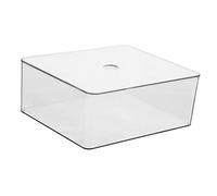 VALICLUD Organisateur De Transparent Empilable Couvercle Boîte De Rangement pour Cosmétiques Bijoux Et Accessoires De Beauté Format pour Rangement