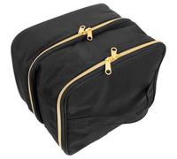 VALICLUD Organisateur de Vernis à Ongles Portable Pochette Double Couche pour Bouteilles de Vernis Rangement Pratique Sac Cosmétique Étanche