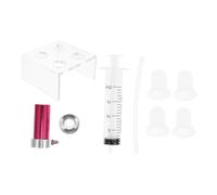 VALICLUD Outil De Moulage De Rouge à Lèvres Diy 7 Pièces Moule Silicone 4 Cavités Et Support En Aluminium Pour Fabrication Maison De Cosmétiques