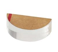 VALICLUD Outil de pressage en poudre Tampon de pressage pour fard à joues Se maquiller ombre timbre pressage du moule à joint gadget de maquillage Acrylique Transparent
