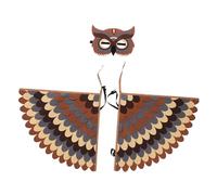 VALICLUD Owl Costume Wings For Lightweight Felt Bird Dress Up For Halloween Role Play Boosting Confidence And Social Skills