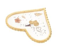 VALICLUD Palette De Nail Art Forme De Cœur Plateau De Mélange Pour Vernis Outil De Pour Ongles Fournitures De Manucure