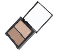 VALICLUD Palette de Poudre Peau Bicolore Compacte Illuminatrice Contouring Visage Peau Sensible Usage Quotidien