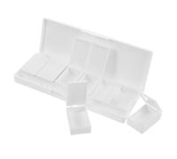 VALICLUD Palette Maquillage Vide 6 Compartiments Amovibles 6 Cases Plastique Portable Multifonction pour Gel Ongles Peinture Corporelle et Aquarelle Usage Voyage Compact Pratique