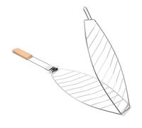 VALICLUD Panier à Poisson Grillé Multifonction en Acier Inoxydable Portable pour Barbecue Barbecue Extérieur Et Camping Grille à Clips Amovible Accessoires Pratiques Distribution Uniforme De Chaleur