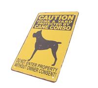 VALICLUD Panneau Avertissement Chien Rétro Décor Jardin et Léger Signalétique Pelouse Visible pour Interdire Accès sans Permission