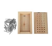 VALICLUD Panneau en Bois pour Rééducation des Doigts Facile à Utiliser à Chevilles Entraînement Motricité Fine et Coordination Main-œil pour de Réhabilitation et Usage Domestique