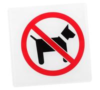 VALICLUD Panneau Interdit Aux Chiens Signalisation Résistante pour Magasins et Bureaux Avertissement Sans Animaux à Lintérieur Usage Polyvalent pour Supermarchés et Restaurants
