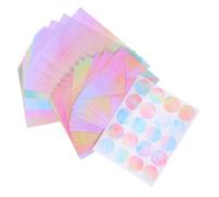 VALICLUD Papier à Lettre Aquarelle Artistique avec Enveloppes et Autocollants Set Créatif pour Invitations Mariage Fêtes Anniversaire Papier et