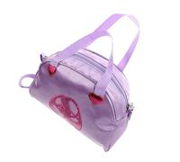 VALICLUD Paquet à Bandoulière Garçon et Filles pour Chaussures de Danse Latine avec Motif Chaussures de Ballet Violettes, Paquet de Sport Ajustable en Tissu Oxford Léger, Pochette