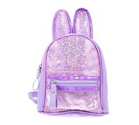 VALICLUD Paquet à Dos Pour Tout-petit à Oreilles De Lapin En Pu Doux Violet Paquet D'école Maternelle Pour Garçon Et Filles Multifonction Bretelles Réglables Taille Mini Pour Filles Et Garçons