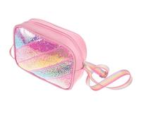 VALICLUD Paquet à Dos pour Tout-Petit Fille Paillettes Scintillantes Bandoulière Réglable Motif Arc-en-Ciel Étoiles Multicolore Petit Format pour Fête et Sorties