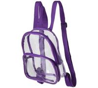 VALICLUD Paquet à Dos Transparent Mini en Pvc Étanche et Anti-poussière pour Garçon et Filles, Design Léger et Résistant, Activités de Plein Air Voyages