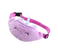 VALICLUD Paquet Banane Garçon et Filles Peluche Licorne Doux Violet Bandoulière Ajustable Paquet pour Garçon et Filles Usage Quotidien Présent Anniversaire