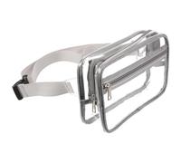 VALICLUD Paquet Banane Transparent pour Sport en Extérieur Ceinture Réglable, Rangement Organisé et Multiples Compartiments, Course Vélo Unisexe