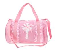 VALICLUD Paquet Bandoulière Léger pour Danse Classique Fille, Motif Danseuse Rose, en Tissu Oxford, Taille Compacte, Adapté pour Entraînement et Voyage