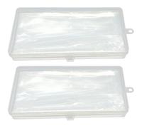 VALICLUD Paquet de Protection en Plastique Étanche Boîte de Rangement, pour Collectionner et Protéger de Banque