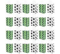 VALICLUD Paquet en Papier Kraft pour Fête Coupe Monde, 24pcs, Design Réutilisable et Supportant Articles Moyens, pour Organiser Événements Football