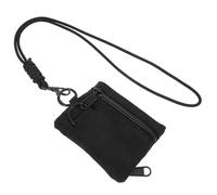 VALICLUD Paquet Multifonction pour Écouteurs Et Cartes, Pochette Suspendue en Tissu Oxford Résistant, Mini Paquet Léger pour Homme Et Femme, Randonnée Et Voyage, Taille Compacte Noire