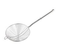 VALICLUD Passoire à Huile en Acier Inoxydable 16 Cm, Écumoire Double Spirale avec Double Crochet, Louche à Passoire pour Pâtes, Friture et Cuisson, Ustensile la Cuisine Professionnel,