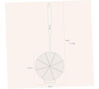 VALICLUD Passoire Écumoire Inox avec Crochet et Cuillère pour Friture Ustensile Cuisine Professionnel pour Frites Légumes et Viandes