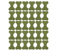 VALICLUD Patchs Moxa Vierges Autocollants 30 Pièces Couleur Aléatoire, Petits Patchs Portables pour Acupuncture, Accessoire Ménager Respirant pour Soin Corporel et Couleur Aléatoire