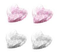 VALICLUD Patchs Oculaires Coussinets Rafraîchissants Yeux 4pcs en Gel de Cœur Apaisants et Réducteurs de Poches Soins de Beauté