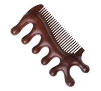 VALICLUD Peigne à Cheveux en Bois Naturel Antistatique 1 Pièce pour Cuir Massage Tête Cou Multi-Usages