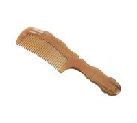 VALICLUD Peigne À Cheveux En Corne Sculptée Vintage Portable Antistatique Massage Pour La Coiffure Poignée Ergonomique Et Portable Pour Les Voyages