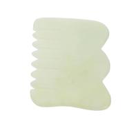 VALICLUD Peigne à Gratter En Jade Naturel Compact Outil De Massage Du Cuir Chevelu Et Visage Pour Cheveux Longs Usage Quotidien Soins Corporels