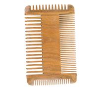 VALICLUD Peigne Bois Double Dents Fines pour Massage Antipelliculaire Portable et Peigne Coiffage Naturel pour Types de Cheveux