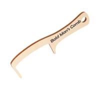 VALICLUD Peigne Bois Humoristique Pour Homme Chauve Accessoire De Toilettage Amusant Outil Polyvalent Pour Cheveux Et Barbes Pour Original Et Blagues Calvitie