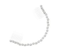 VALICLUD Peigne Cheveux Mariée Cristal Accessoire Coiffure Élégant Chaîne De Peigne Pour Mariage