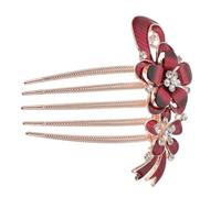 VALICLUD Peigne de Cheveux Latéral Forme de Fleur Accessoire de Coiffure pour Mariée et Fêtes