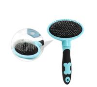 VALICLUD Peigne de Toilettage pour Animaux de Compagnie Bleu à Points Outil de Massage Doux Brosse Anti-Poils Morts pour Chien et Chat Accessoire de Toilettage Confortable