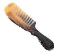 VALICLUD Peigne En Corne De Bœuf Noir 20 * 5-5.5cm Peigne à Cheveux Domestique Outil De Massage Cuir Chevelu Pour Femme Accessoire Capillaire Sans Électricité Statique