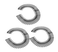 VALICLUD Peigne Flexible Pour Cheveux Femme Bandeau Cercle Avec Résistant Accessoire Pratique Pour Coiffures Quotidiennes Et Sportives Lot De Noir