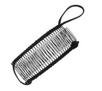 VALICLUD Peigne Latéral Pince à Cheveux Banane 30 Dents Noir Maintien Cheveux Épais Bouclés Coiffure Pour Femme Usage Quotidien Sport Yoga