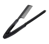 VALICLUD Peigne Lisseur à Cheveux Pliable en Plastique Forme en V, Petit Format, pour Femmes, Coiffure à Domicile, Portable et Ergonomique Couleur Aléatoire