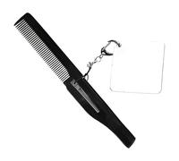 VALICLUD Peigne Pliant De Poche Pour Homme Peigne à Barbe Pliable à Dents Fines Et Facile à Transporter