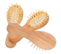 VALICLUD Peignes en Bois Portables Mini Peignes Multifonctionnels Confortable Set de 3 pour Massage Cuir Chevelu et Coiffure Facile