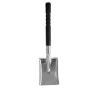 VALICLUD Pelle pour Cheminée Acier Inoxydable avec Manche Antidérapant Pelle à Cendres pour Barbecue Jardinage et Foyer Outil Polyvalent pour Nettoyage Charbon et Braises