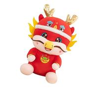 VALICLUD Peluche Dragon Chinois Réaliste Peluche Dragon Mascotte Décoration an Cadeau