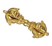 VALICLUD Pendentif Pilon Vajra En Cuivre Rétro, Ornement Porte-clés Compact, Bijou Créatif Unisexe, Couleur Cuivre Antique, Accessoire Diy Artisanat, Présent Décoration Unique