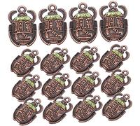 VALICLUD Pendentif Scarabée En Alliage Vintage Pour Fabrication De Bijoux Lot De 20 Pièces 26 * 16mm Accessoires De Collier Et Bracelet Non Décolorant Diy Artisanat Pour Présents