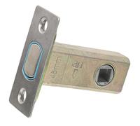 VALICLUD Pêne Dormant Tubulaire 6Mm/45Mm Porte de Salle de Bain Serrure Magnétique en Acier Inoxydable Verrou pour Porte en et Aluminium Serrure à Pêne Dormant