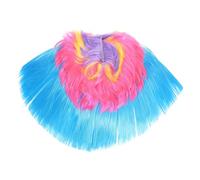 VALICLUD Perruque Arc-ciel Pour Fête Cosplay Et Carnaval Coiffure Punk Avec Cheveux Crête De Coq Accessoire De Costume